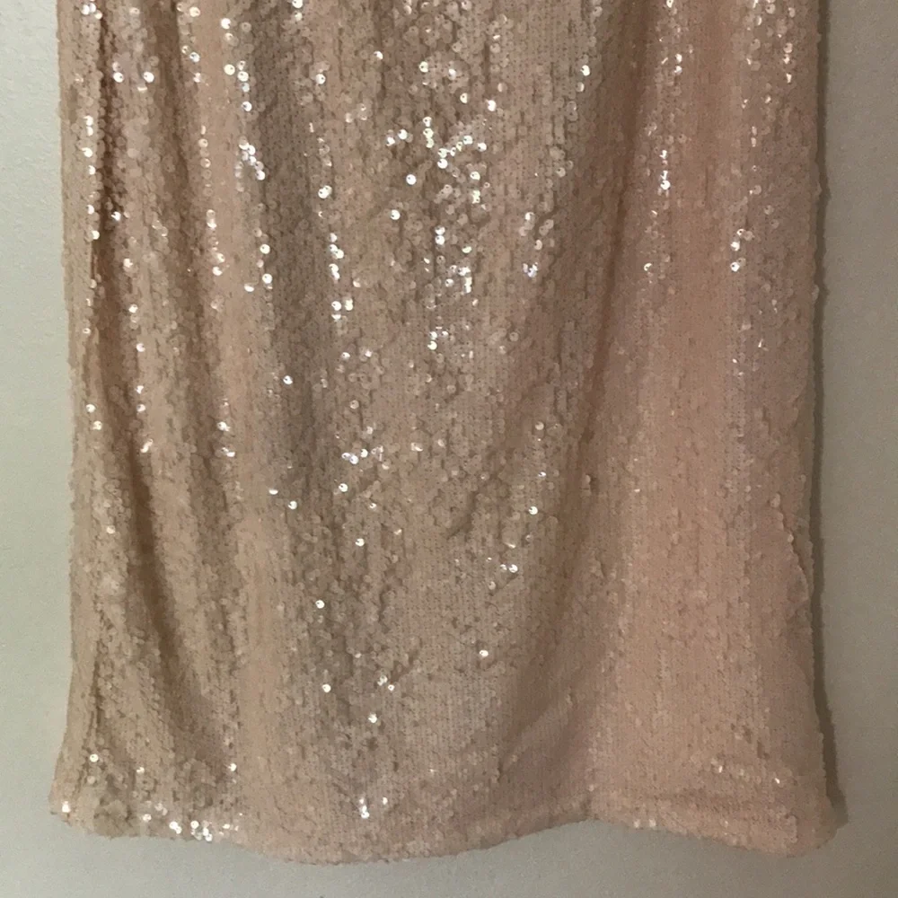 NEW LC Lauren Conrad Sequin Midi Slip Skirt‎